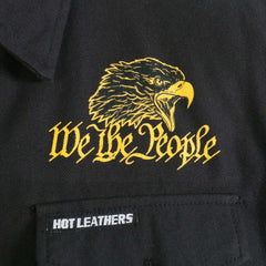 Hot Leathers FLM2114 Men's We the People Long Sleeve Flannel Shirt