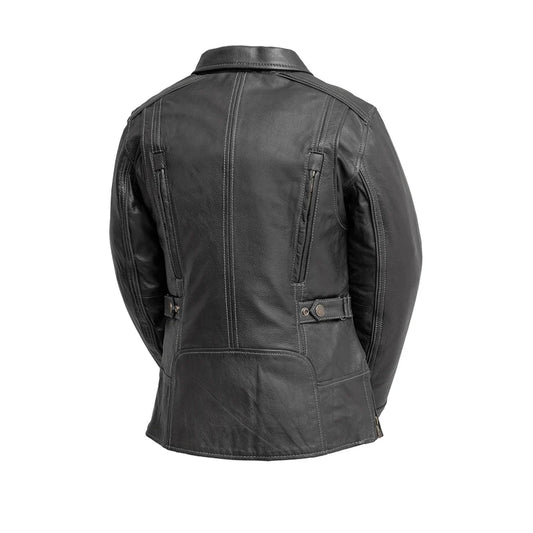 FIL174CDMZ-BL-Free Spirit - Women's Motorcycle Leather Jacket
