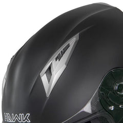 Milwaukee Helmets H500 Flat Black Chit-Chat Black Full Face Motorcycle Helmet with Wireless Communication