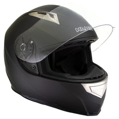 Milwaukee Helmets H500 Flat Black Chit-Chat Black Full Face Motorcycle Helmet with Wireless Communication