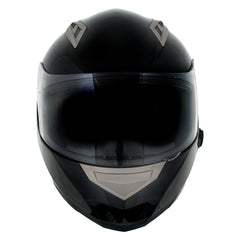 Milwaukee Helmets H510 Gloss Black Chit-Chat Full Face Wireless Motorcycle Helmet-Stream Music-Phone Calls