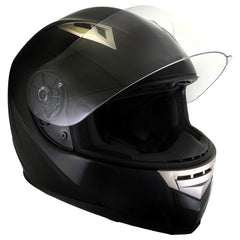 Milwaukee Helmets H510 Gloss Black Chit-Chat Full Face Wireless Motorcycle Helmet-Stream Music-Phone Calls