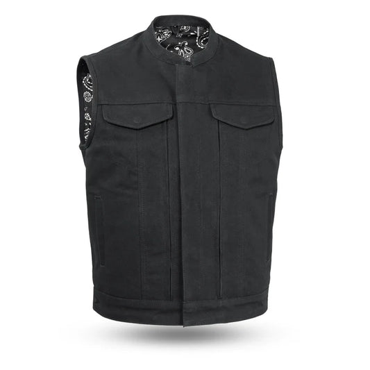FIM692CNVS-Highland V2 Men's Motorcycle Canvas Vest