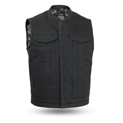 FIM692CNVS-Highland V2 Men's Motorcycle Canvas Vest