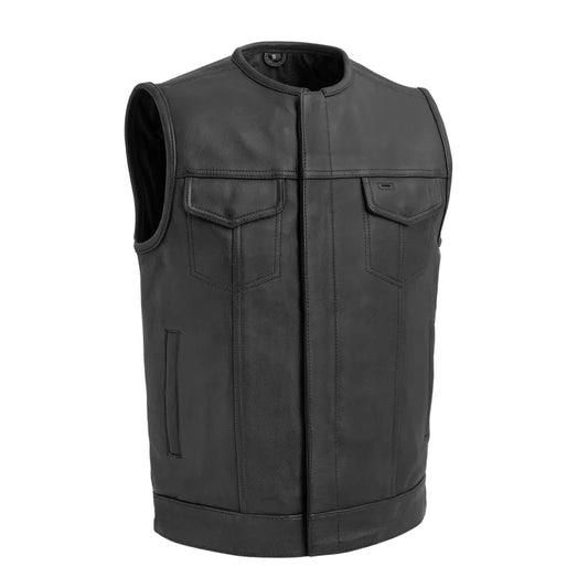 FIM638CPM-Highside Men's Motorcycle Leather Vest