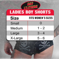 Hot Leathers Spoiled Brat Boy Shorts PTB7536