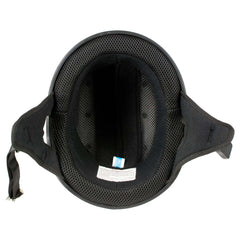 Hot Leathers HLD1042 Gloss Black Warrior Bullet Advanced DOT Approved Skull Half Helmet Biker