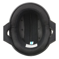 Hot Leathers HLD1050 Glossy Silver Motorcycle DOT Approved Skull Cap Half Helmet Biker
