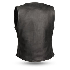 FIL566CSL-Honey Badger Women's Motorcycle Leather Vest