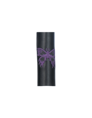 Ponytail Wrap purple  Butterflies