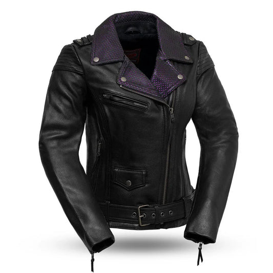 FIL184CJ-Iris - Women's Motorcycle Leather Jacket