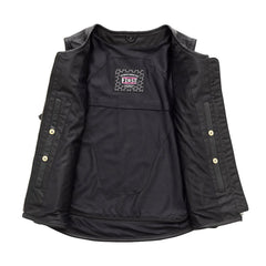 FIL585CDM-Katana - Women's Motorcycle Leather Vest