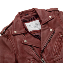 SKU BH-J01C-Katy - Women's Leather Jacket - BHBR