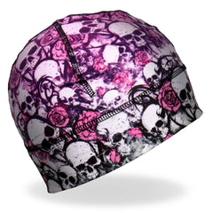 Hot Leathers Skull Bouquet Helmet Liner KHC4010