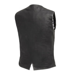 FIL578CDM-Love Lace Women's Motorcycle Leather Vest