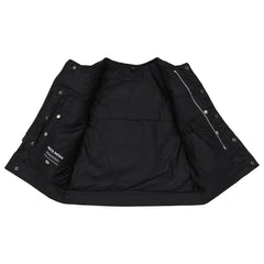 FIM059MESH-BBLK-Lowside Hornet Moto Mesh Men's Club Style Vest