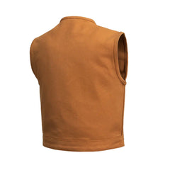 FIM659CNV-Lowside Men's Motorcycle Canvas Vest