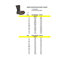 Milwaukee Leather Men's Black Leather Harness Motorcycle Boots with Braid and Riveted Details MBM9025