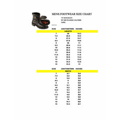 Milwaukee Leather MBM9040W Men's Black 'Wide Width' 6-inch Classic Engineer Motorcycle Leather Boots with Side Zipper