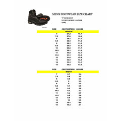 Milwaukee Leather MBM9080 Men's Black Leather 6-Inch Lace to Toe Motorcycle Rider Boots with Gear Shift Protection