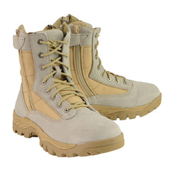 Milwaukee Leather MBM9111 Men's Lace-Up Desert Sand 9-Inch Leather Swat Style-Tactical Motorcycle Biker Boots