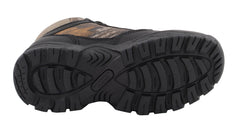 Milwaukee Leather MBM9145 Mens Waterproof Black Hiking Boots with Mossy Oak Print
