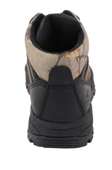Milwaukee Leather MBM9145 Mens Waterproof Black Hiking Boots with Mossy Oak Print