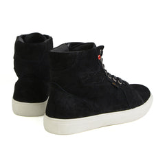 Milwaukee Leather MBM9155 Men's Black Suede Leather Reinforced Street Riding Waterproof Shoes w/ Ankle Support
