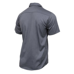 Milwaukee Leather MDM11668 Men’s Grey Button-Up Heavy-Duty Work Shirt - Classic Mechanic Shirt w/ Pockets