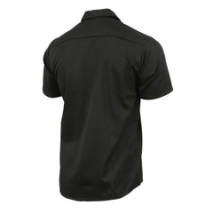 Milwaukee Leather MDM11669 Men’s Black Button-Up Heavy-Duty Work Shirt - Classic Mechanic Shirt w/ Pockets