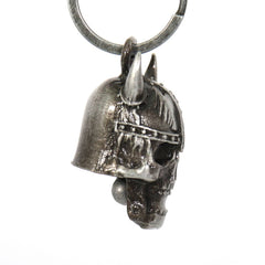 Milwaukee Leather MLB9029 'Viking Skull' Motorcycle Good Luck Bell | Key Chain Accessory for Bikers