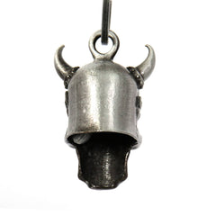 Milwaukee Leather MLB9029 'Viking Skull' Motorcycle Good Luck Bell | Key Chain Accessory for Bikers