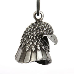 Milwaukee Leather MLB9042 'Eagle Head' Motorcycle Good Luck Bell | Key Chain Accessory for Bikers