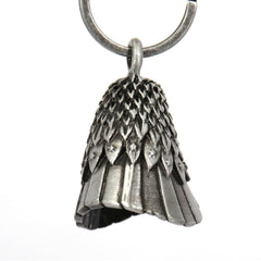 Milwaukee Leather MLB9042 'Eagle Head' Motorcycle Good Luck Bell | Key Chain Accessory for Bikers
