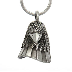 Milwaukee Leather MLB9042 'Eagle Head' Motorcycle Good Luck Bell | Key Chain Accessory for Bikers