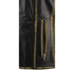 Milwaukee Leather MLL4527 Women's Distressed Brown Leather Vest