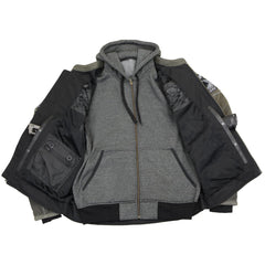Milwaukee Leather MLM1562 Men's Distress Grey Leather Jacket with Reflective Skulls