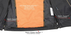 Milwaukee Leather MLM3541 Men's Roulette Black Premium Leather 10 Pocket Motorcycle Vest w/ Cool-Tec Leather Treatment