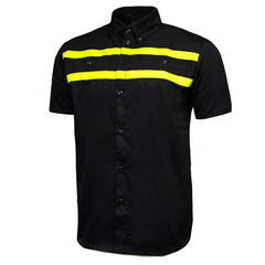 MMCC Men's Petrol Classic Mechanic Button Up Shirt - Dual Chest Pockets - Microfiber Panel - Rider Ready - MMC16005