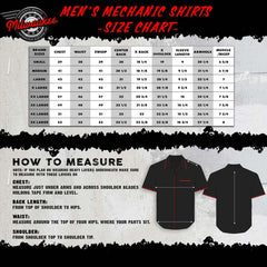Milwaukee Motorcycle Clothing Co. Men’s Blk/Green Mechanic Work Shirt – w / Reflective Strip, Rider‑Built MDM11611