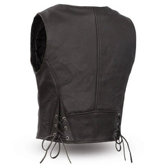 FIL515CSL-Montana Women's Motorcycle Leather Vest