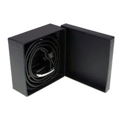 Milwaukee Leather MP7102 Men's Black Leather Belt with Skull Heads and Interchangeable Buckle