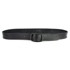 Milwaukee Leather MP7110 Men's F* Around - Find Out Black Leather Belt w/ Interchangeable Buckle - 1.5 inches Wide