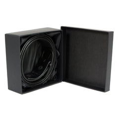Milwaukee Leather MP7112 Men's We The People Black Leather Belt w/ Interchangeable Buckle - 1.5 inches Wide