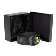 Milwaukee Leather MP7112 Men's We The People Black Leather Belt w/ Interchangeable Buckle - 1.5 inches Wide