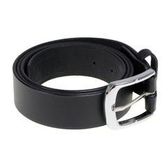 Milwaukee Leather MP7114 Men's Classic Black Leather Belt with Interchangeable Buckle