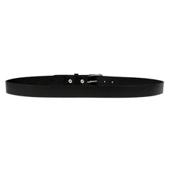 Milwaukee Leather MP7114 Men's Classic Black Leather Belt with Interchangeable Buckle