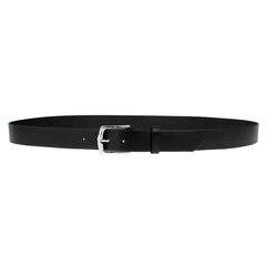 Milwaukee Leather MP7114 Men's Classic Black Leather Belt with Interchangeable Buckle