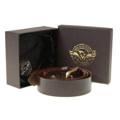 Milwaukee Leather MP7115 Men's Classic Brown Leather Belt with Brass Buckle