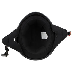 Milwaukee Helmets MPH9741DOT Motorrad DOT German Style Gloss Black Half Face Motorcycle Helmet Biker